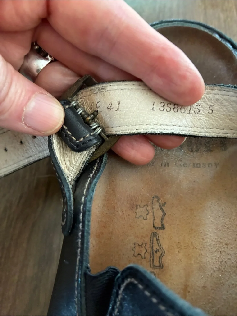 Finn comfort Black Leather Slip-On Shoes